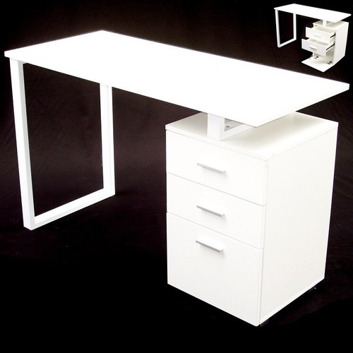 Schreibtisch 120x50 weiß