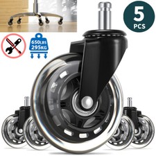 5x Bürostuhl Rollen leise &